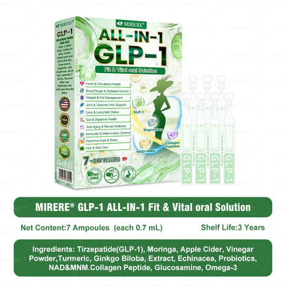 𝐌𝕀𝗥𝑬𝓡𝐄®  𝐍𝐀𝐃+ 𝐆𝐋𝐏-𝟏 Pro ALL-IN-ONE Fit&Vital 𝐎𝐫𝐚𝐥 𝐋𝐢𝐪𝐮𝐢𝐝 (𝐉𝐮𝐬𝐭 𝐨𝐧𝐜𝐞 𝐚 𝐝𝐚𝐲, 𝐯𝐢𝐬𝐢𝐛𝐥𝐞 𝐜𝐡𝐚𝐧𝐠𝐞𝐬 𝐢𝐧 𝟕 𝐝𝐚𝐲𝐬） ✅ 𝐅𝐨𝐫 𝐨𝐛𝐞𝐬𝐢𝐭𝐲, 𝐜𝐚𝐫𝐝𝐢𝐨𝐯𝐚𝐬𝐜𝐮𝐥𝐚𝐫 𝐡𝐞𝐚𝐥𝐭𝐡, 𝐝𝐢𝐚𝐛𝐞𝐭𝐞𝐬, 𝐬𝐥𝐞𝐞𝐩 𝐚𝐩𝐧𝐞𝐚, 𝐆𝐮𝐭 𝐇𝐞𝐚𝐥𝐭𝐡, 𝐣𝐨𝐢𝐧𝐭 𝐢𝐬𝐬𝐮𝐞𝐬, 𝐚𝐧𝐝 𝐦𝐨𝐫𝐞