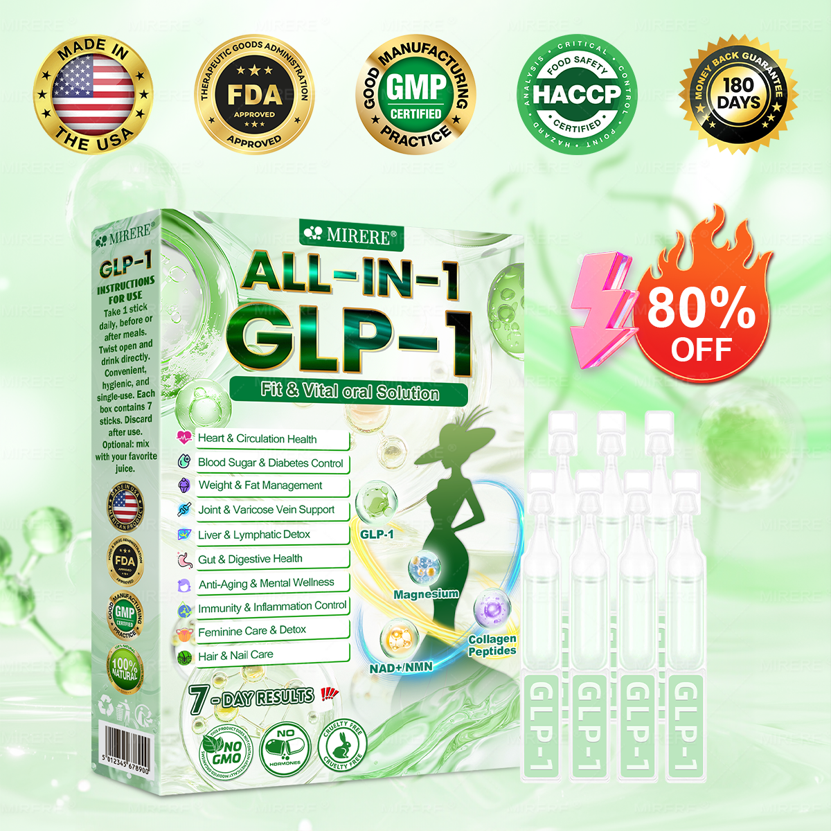 𝐌𝕀𝗥𝑬𝓡𝐄®  𝐍𝐀𝐃+ 𝐆𝐋𝐏-𝟏 Pro ALL-IN-ONE Fit&Vital 𝐎𝐫𝐚𝐥 𝐋𝐢𝐪𝐮𝐢𝐝 (𝐉𝐮𝐬𝐭 𝐨𝐧𝐜𝐞 𝐚 𝐝𝐚𝐲, 𝐯𝐢𝐬𝐢𝐛𝐥𝐞 𝐜𝐡𝐚𝐧𝐠𝐞𝐬 𝐢𝐧 𝟕 𝐝𝐚𝐲𝐬） ✅ 𝐅𝐨𝐫 𝐨𝐛𝐞𝐬𝐢𝐭𝐲, 𝐜𝐚𝐫𝐝𝐢𝐨𝐯𝐚𝐬𝐜𝐮𝐥𝐚𝐫 𝐡𝐞𝐚𝐥𝐭𝐡, 𝐝𝐢𝐚𝐛𝐞𝐭𝐞𝐬, 𝐬𝐥𝐞𝐞𝐩 𝐚𝐩𝐧𝐞𝐚, 𝐆𝐮𝐭 𝐇𝐞𝐚𝐥𝐭𝐡, 𝐣𝐨𝐢𝐧𝐭 𝐢𝐬𝐬𝐮𝐞𝐬, 𝐚𝐧𝐝 𝐦𝐨𝐫𝐞