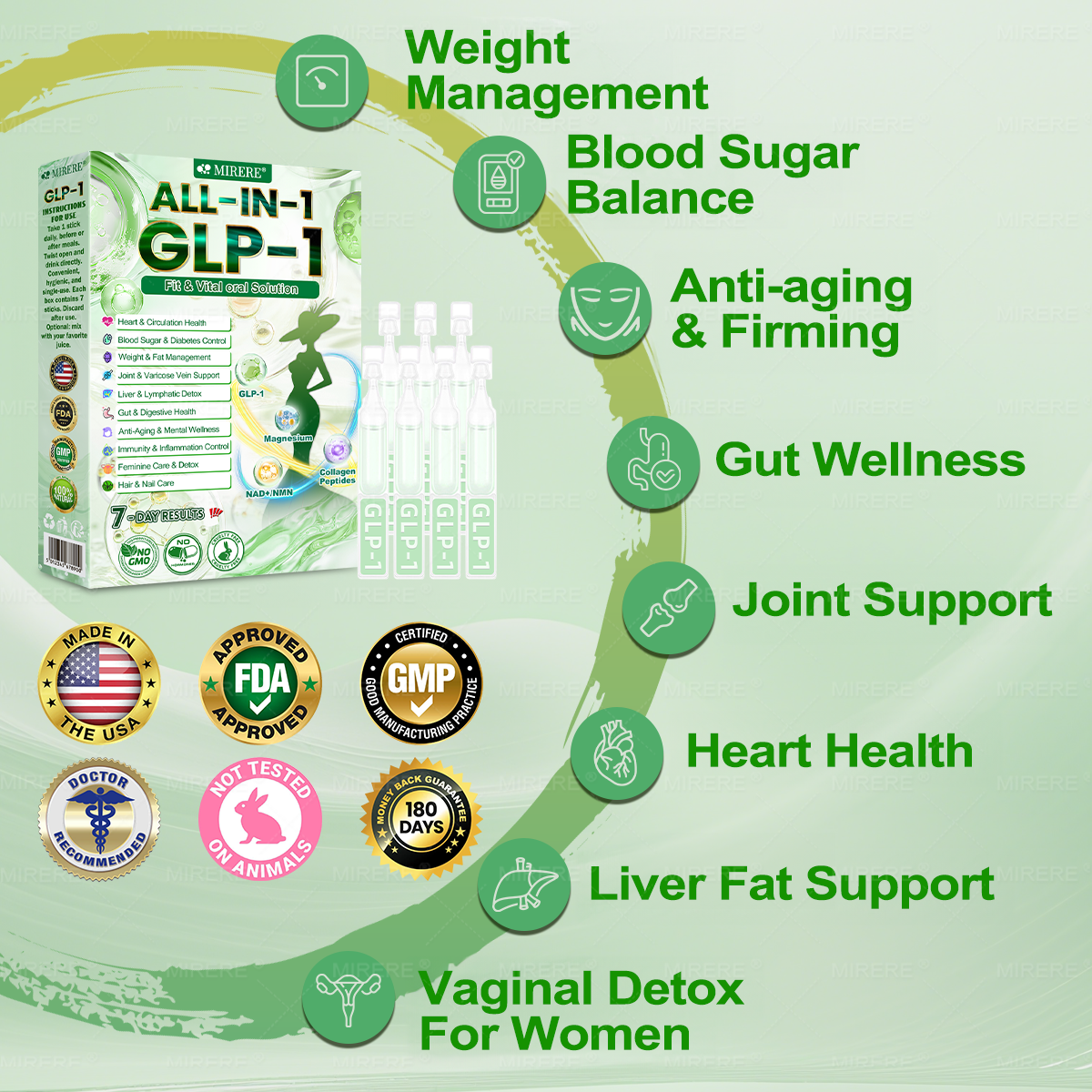 𝐌𝕀𝗥𝑬𝓡𝐄®  𝐍𝐀𝐃+ 𝐆𝐋𝐏-𝟏 Pro ALL-IN-ONE Fit&Vital 𝐎𝐫𝐚𝐥 𝐋𝐢𝐪𝐮𝐢𝐝 (𝐉𝐮𝐬𝐭 𝐨𝐧𝐜𝐞 𝐚 𝐝𝐚𝐲, 𝐯𝐢𝐬𝐢𝐛𝐥𝐞 𝐜𝐡𝐚𝐧𝐠𝐞𝐬 𝐢𝐧 𝟕 𝐝𝐚𝐲𝐬） ✅ 𝐅𝐨𝐫 𝐨𝐛𝐞𝐬𝐢𝐭𝐲, 𝐜𝐚𝐫𝐝𝐢𝐨𝐯𝐚𝐬𝐜𝐮𝐥𝐚𝐫 𝐡𝐞𝐚𝐥𝐭𝐡, 𝐝𝐢𝐚𝐛𝐞𝐭𝐞𝐬, 𝐬𝐥𝐞𝐞𝐩 𝐚𝐩𝐧𝐞𝐚, 𝐆𝐮𝐭 𝐇𝐞𝐚𝐥𝐭𝐡, 𝐣𝐨𝐢𝐧𝐭 𝐢𝐬𝐬𝐮𝐞𝐬, 𝐚𝐧𝐝 𝐦𝐨𝐫𝐞